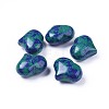 Natural Chrysocolla and Lapis Lazuli Stone G-F659-A19-1