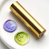 Double-Sided Engraving Wax Seal Brass Stamp AJEW-C031-02B-1