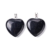 Synthetic Blue Goldstone Pendants G-G956-B30-FF-2