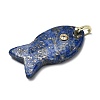 Natural Lapis Lazuli Pendants X-KK-D021-05G-G-2