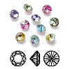 K9 Glass Rhinestone Cabochons GLAA-D001-04-1