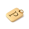 304 Stainless Steel Charms STAS-R001-01G-P-2