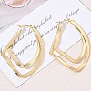 Brass Hoop Earrings for Women KK-CBA4112-08G-1