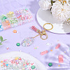130G 10 Style Plastic Bubble Beads FIND-OC0004-04-5