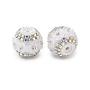 Bling Resin Rhinestone Flower Beads LS-OACR-D310-01P-F-1