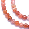 Natural South Red Agate Beads Strands G-K310-C03-4mm-3