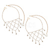 Iron Rhinestone Sexy Shoulder Bra Body Chain FIND-FH0008-14G-1