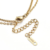 304 Stainless Steel Double Layer Necklaces NJEW-F267-24-4