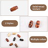 80Pcs 8 Style Wooden Buttons BUTT-GF0004-03-5
