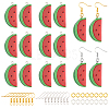 100Pcs DIY Watermelon Shape Dangle Earring Making Kits DIY-NB0005-30-1
