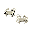 Tibetan Style Alloy Crab Pendants TIBEP-Q043-233-RS-1