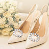 4Pcs 2 Colors Zinc Alloy Crystal Rhinestone Shoe Decoration FIND-GO0002-30-6