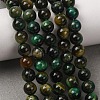 Grade AB Natural Tiger Eye Beads Strands G-B133-A02-6MM-02-6