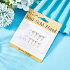 201 Stainless Steel Stud Earring Findings STAS-BBC0007-17-5
