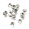 304 Stainless Steel Crimp Beads Covers STAS-P239-34P-03-1