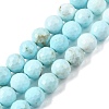 Natural Magnesite Beads Strands G-P598-E-8mm-01-2