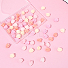 80Pcs 4 Colors Synthetic Coral Beads FIND-SP0005-83-7