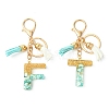 Transparent Epoxy Resin Pendant Keychains KEYC-FS00022-23-2