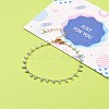 Glass Charm Bracelets BJEW-JB05600-01-4