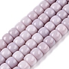 Opaque Glass Beads Strands GLAA-NH0002-B09-1