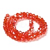 Transparent Electroplate Glass Beads Strands EGLA-A039-T3mm-B14-2