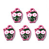 Spray Painted Alloy Enamel Charms X-PALLOY-Q441-026-RS-1