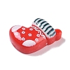 Opaque Christmas Theme Resin Cabochons RESI-H162-06B-2
