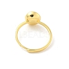 Brass Open Cuff Ring Settings LS-KK-G518-10G-04-3