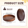 2Pcs Wood Candle Tray Candle Holders AJEW-NB0008-64-2