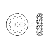 Preciosa&reg MAXIMA Crystal Multi-Stones Settings X-PRC-MA8-00030-P-2