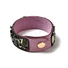 Faux Suede Snap Cord Bracelet BJEW-F428-06-5