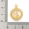 Brass Micro Pave Clear Cubic Zirconia Pendants LS-KK-U007-01G-03-3