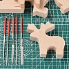 DIY Wood Carving Craft Kit DIY-E026-05-2