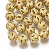 Brass Filigree Beads X-KK-S34-251B-1