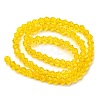 Transparent Glass Beads Strands EGLA-A039-T4mm-D22-2