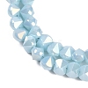 Electroplate Glass Beads Strands EGLA-B009-05A-10-2