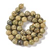Natural Verdite Stone Beads Strands G-P530-B07-04-3