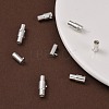 Brass Locking Tube Magnetic Clasps X-MC079-S-5