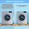 4Pcs Plastic Leg Pad for Fridge Washing Machine AJEW-WH0485-79-3