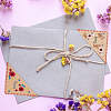 4Pcs 4 Styles Season Theme Non-woven Felt Embroidery Corner Bookmarks FIND-HY0002-47B-7