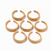 Spray Painted Alloy Cuff Rings X-RJEW-T011-12-RS-1