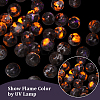 50Pcs Natural Fluorescent Syenite Rock(Glow under UV Light) Beads G-PA0002-37-6