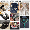45Pcs 6 Styles Sew on Glass Rhinestone FIND-GA0004-48-7