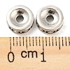 Rack Plating Eco-Friendly Brass Beads KK-M258-01AS-2
