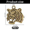 Tibetan Style Alloy Pendanrs FIND-WH0199-392AB-2