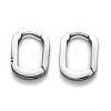 Tarnish Resistant 304 Stainless Steel Huggie Hoop Earrings STAS-J033-11A-P-1