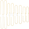 12Pcs 4 Styles 304 Stainless Steel Cable Chain Necklace Making STAS-SC0010-23G-1