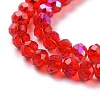 Electroplate Glass Beads Strands LS-EGLA-A034-T8mm-L09-3