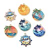 Alloy Enamel Pendants AL-CBA4C3E-03LG-1