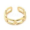 304 Stainless Steel Open Cuff Ring for Women RJEW-C016-06G-2
